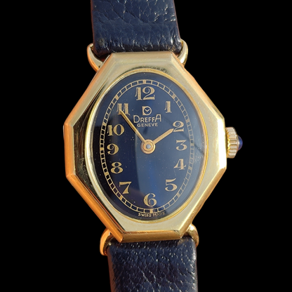 Dreffa Cocktail Watch - 18K Gold - 1970s