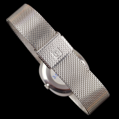 Favre-Leuba Mesh Ellipse - Integrated Bracelet - 1980s