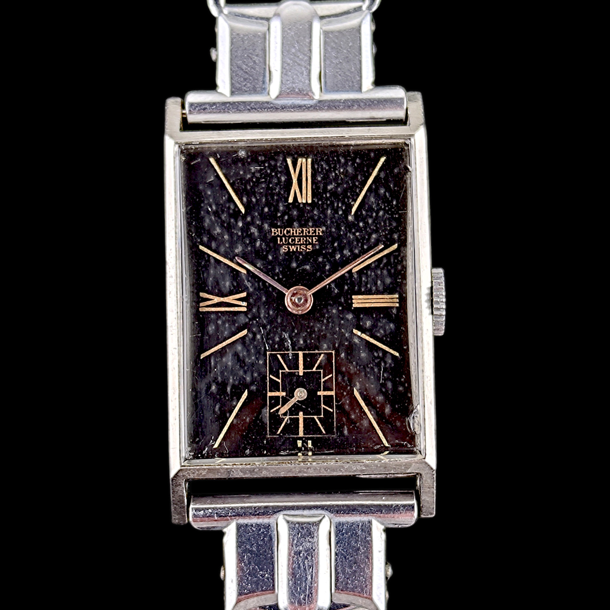 Bucherer Lucerne Tank 1930s ZRC Bracelet – Astiegan Watches