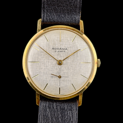 Rodania - Linen Dial - 18k gold