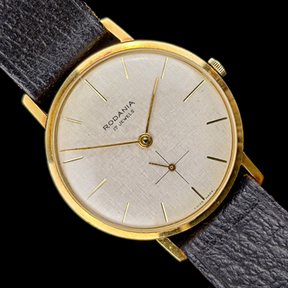 Rodania - Linen Dial - 18k gold