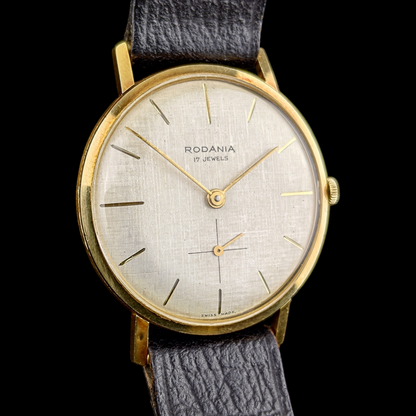 Rodania - Linen Dial - 18k gold