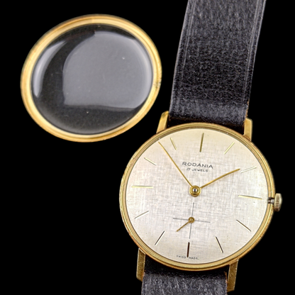 Rodania - Linen Dial - 18k gold